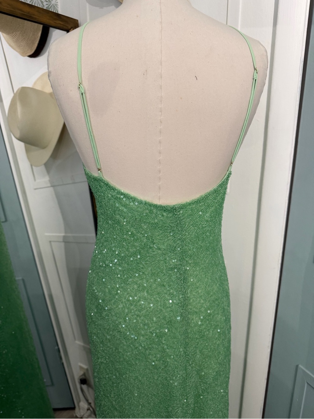 Amanda Uprichard x REVOLVE Riesling Sequin Gown in Mint Small - Picture 12 of 12
